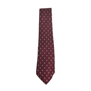 Christian Dior Burgundy Men’s Silk Necktie Tie